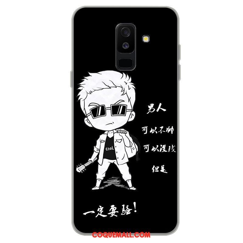 Étui Samsung Galaxy A6+ Incassable Téléphone Portable Étoile, Coque Samsung Galaxy A6+ Protection Dessin Animé