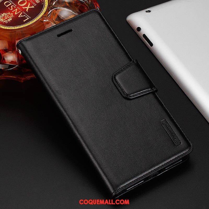 Étui Samsung Galaxy A6+ Or Étoile Étui En Cuir, Coque Samsung Galaxy A6+ Protection Cuir Véritable