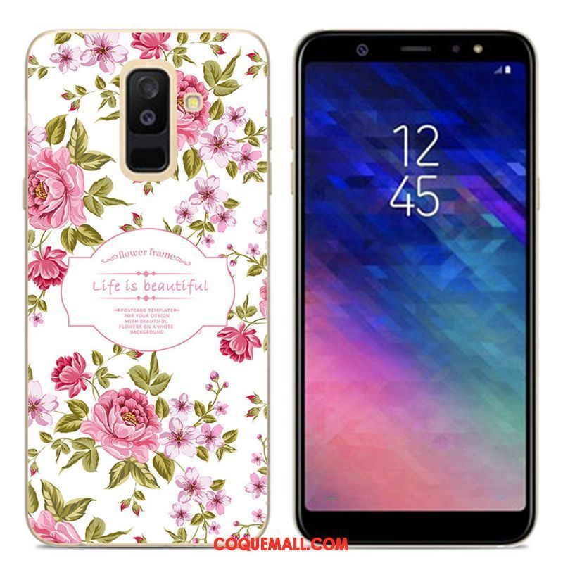 Étui Samsung Galaxy A6 Personnalisé Silicone Tendance, Coque Samsung Galaxy A6 Multicolore Étoile