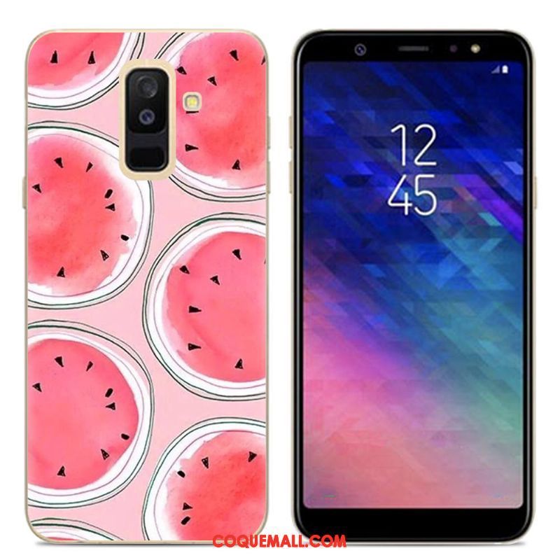 Étui Samsung Galaxy A6 Personnalisé Silicone Tendance, Coque Samsung Galaxy A6 Multicolore Étoile