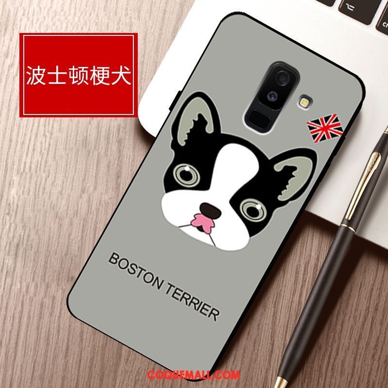 Étui Samsung Galaxy A6 Protection Dessin Animé Étoile, Coque Samsung Galaxy A6 Mode Téléphone Portable