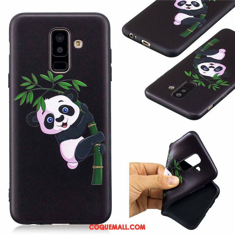 Étui Samsung Galaxy A6+ Protection Incassable Téléphone Portable, Coque Samsung Galaxy A6+ Dessin Animé Silicone