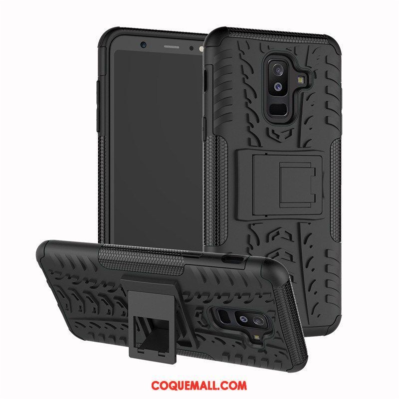 Étui Samsung Galaxy A6 Support Créatif Protection, Coque Samsung Galaxy A6 Incassable Tout Compris