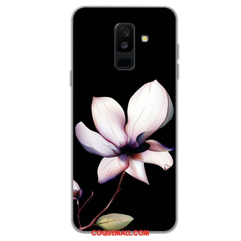 Étui Samsung Galaxy A6+ Téléphone Portable Étoile Dessin Animé, Coque Samsung Galaxy A6+ Rose Fluide Doux