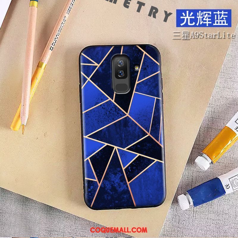 Étui Samsung Galaxy A6 Vert Incassable Étoile, Coque Samsung Galaxy A6 Tout Compris Téléphone Portable