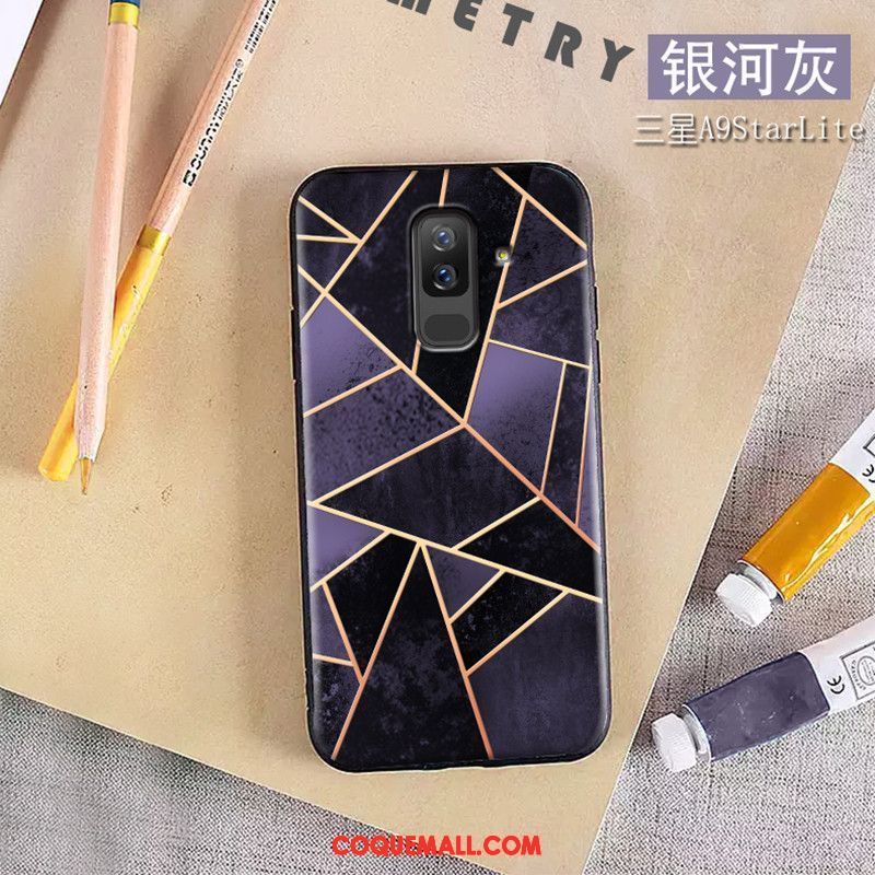 Étui Samsung Galaxy A6 Vert Incassable Étoile, Coque Samsung Galaxy A6 Tout Compris Téléphone Portable