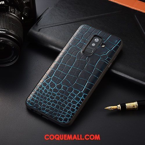 Étui Samsung Galaxy A6+ Étoile Protection Étui En Cuir, Coque Samsung Galaxy A6+ Crocodile Modèle Tout Compris