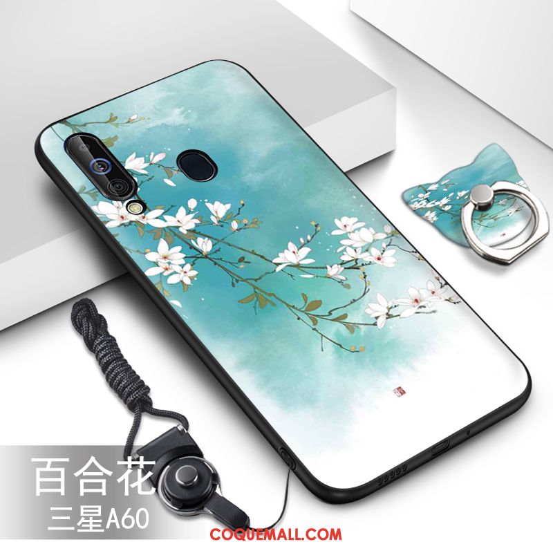 Étui Samsung Galaxy A60 Fluide Doux Dessin Animé Protection, Coque Samsung Galaxy A60 Étoile Incassable