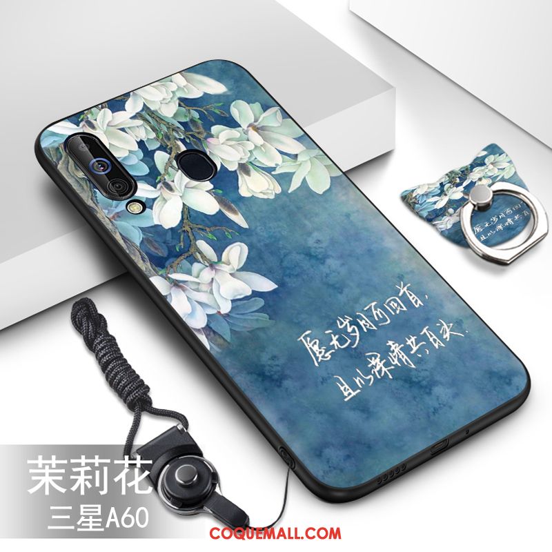 Étui Samsung Galaxy A60 Fluide Doux Dessin Animé Protection, Coque Samsung Galaxy A60 Étoile Incassable