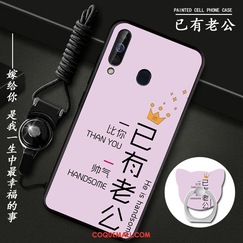 Étui Samsung Galaxy A60 Gris Créatif Nouveau, Coque Samsung Galaxy A60 Étoile Tendance