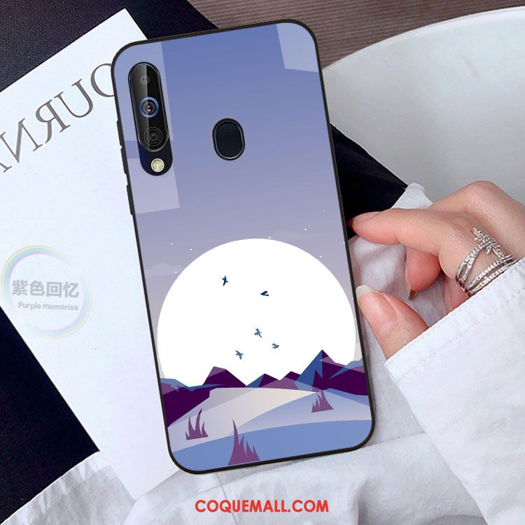 Étui Samsung Galaxy A60 Personnalité Protection Verre, Coque Samsung Galaxy A60 Étoile Miroir