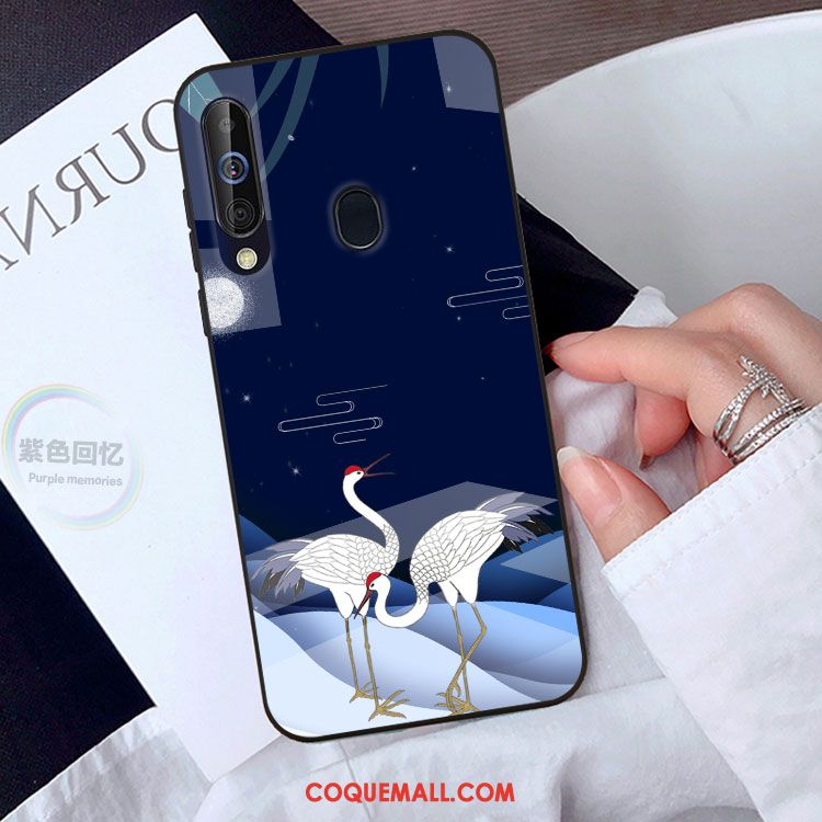 Étui Samsung Galaxy A60 Personnalité Protection Verre, Coque Samsung Galaxy A60 Étoile Miroir