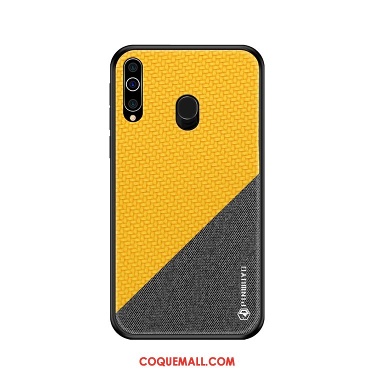 Étui Samsung Galaxy A60 Très Mince Nouveau Tissu, Coque Samsung Galaxy A60 Bleu Tout Compris