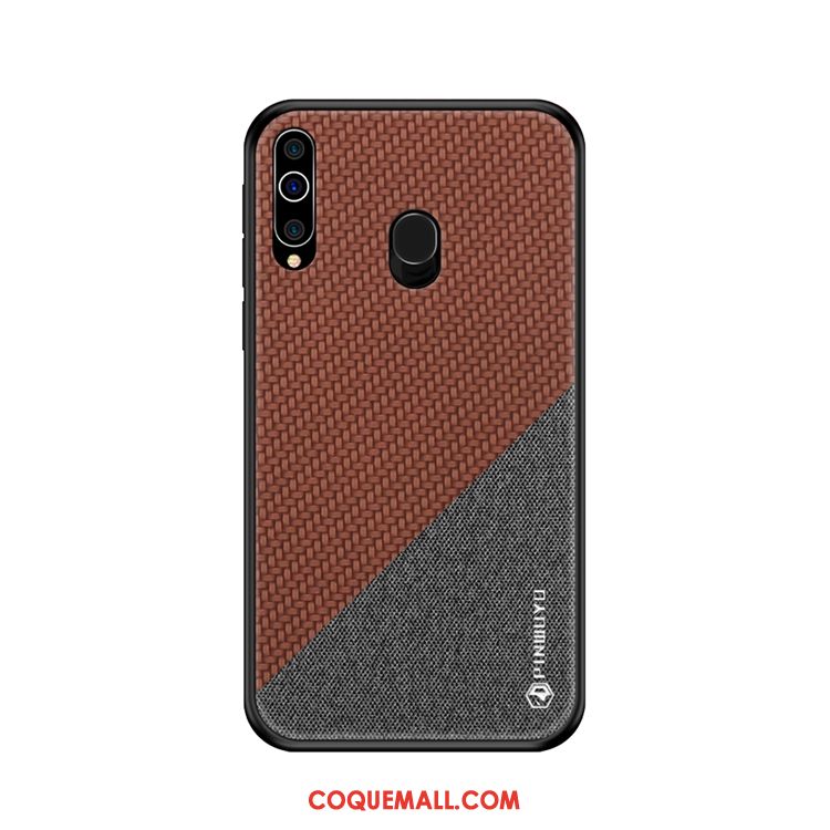 Étui Samsung Galaxy A60 Très Mince Nouveau Tissu, Coque Samsung Galaxy A60 Bleu Tout Compris