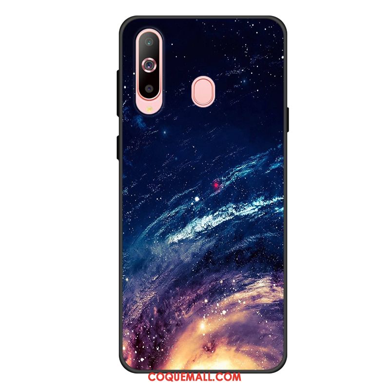 Étui Samsung Galaxy A60 Téléphone Portable Incassable Protection, Coque Samsung Galaxy A60 Étoile Noir