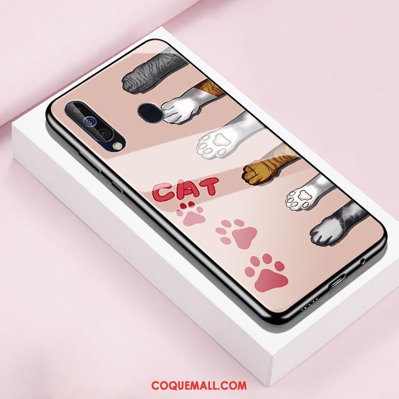 Étui Samsung Galaxy A60 Téléphone Portable Rose Protection, Coque Samsung Galaxy A60 Étoile Créatif