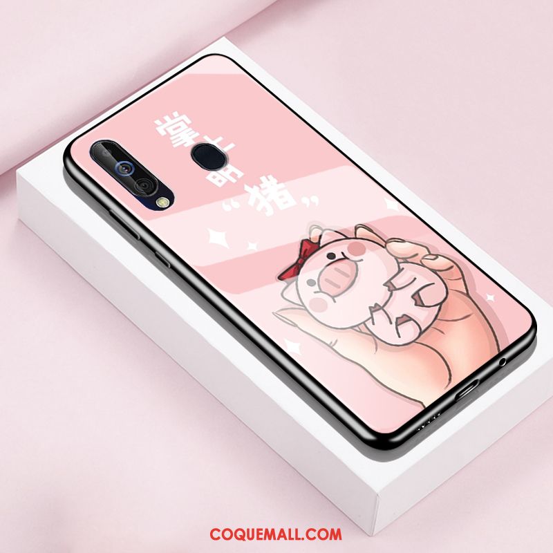 Étui Samsung Galaxy A60 Téléphone Portable Rose Protection, Coque Samsung Galaxy A60 Étoile Créatif