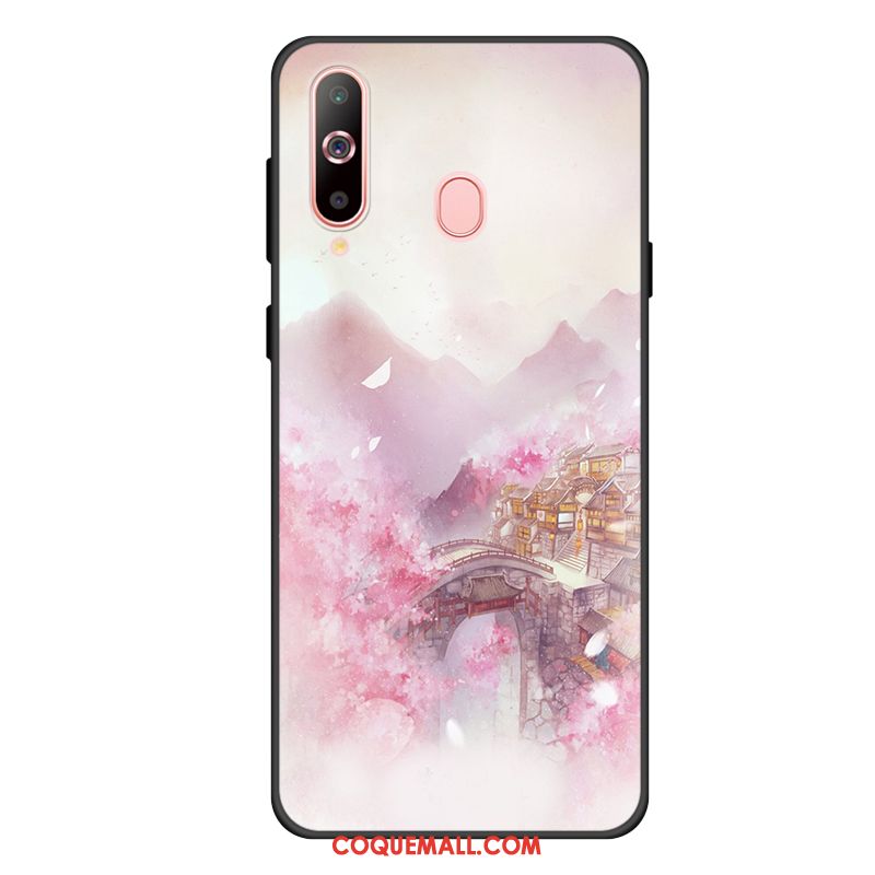 Étui Samsung Galaxy A60 Vert Incassable Personnalisé, Coque Samsung Galaxy A60 Silicone Frais