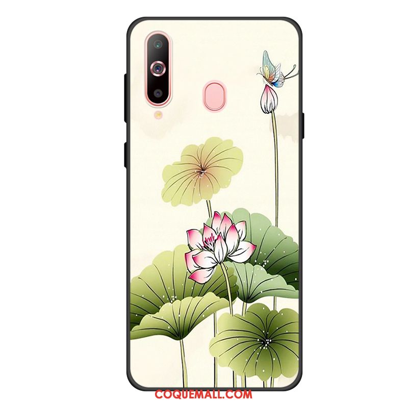 Étui Samsung Galaxy A60 Vert Incassable Personnalisé, Coque Samsung Galaxy A60 Silicone Frais