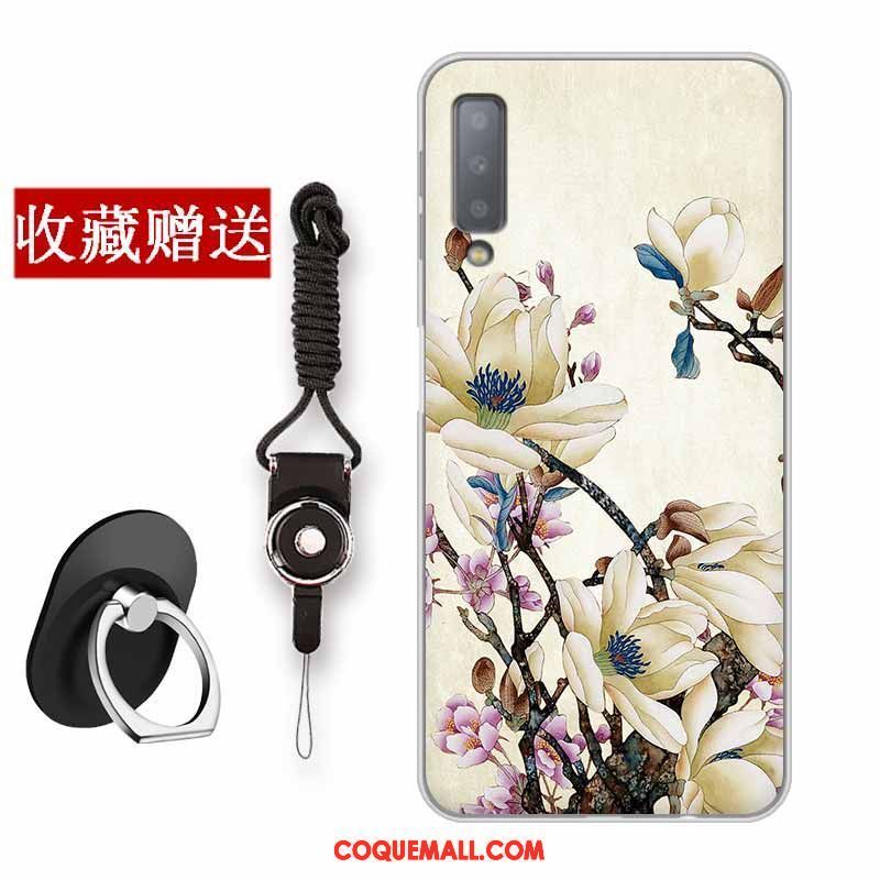 Étui Samsung Galaxy A7 2018 Fluide Doux Frais Créatif, Coque Samsung Galaxy A7 2018 Protection Incassable