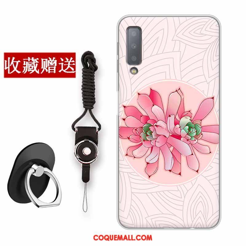 Étui Samsung Galaxy A7 2018 Fluide Doux Frais Créatif, Coque Samsung Galaxy A7 2018 Protection Incassable