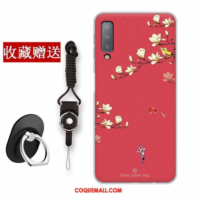 Étui Samsung Galaxy A7 2018 Fluide Doux Frais Créatif, Coque Samsung Galaxy A7 2018 Protection Incassable