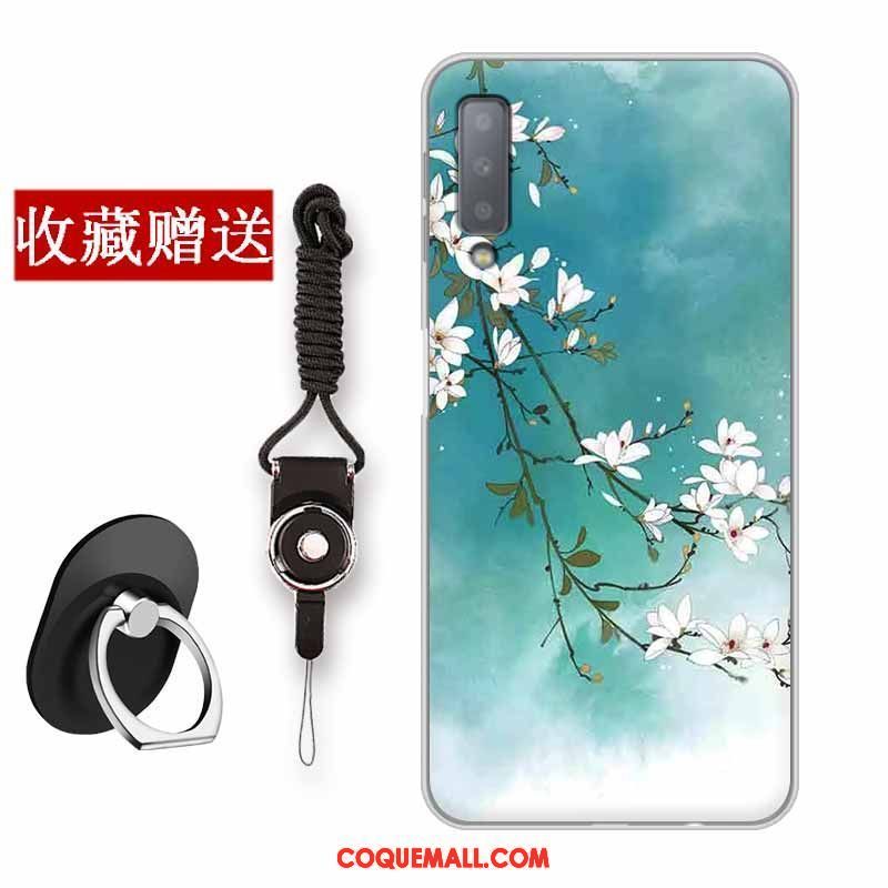 Étui Samsung Galaxy A7 2018 Fluide Doux Frais Créatif, Coque Samsung Galaxy A7 2018 Protection Incassable