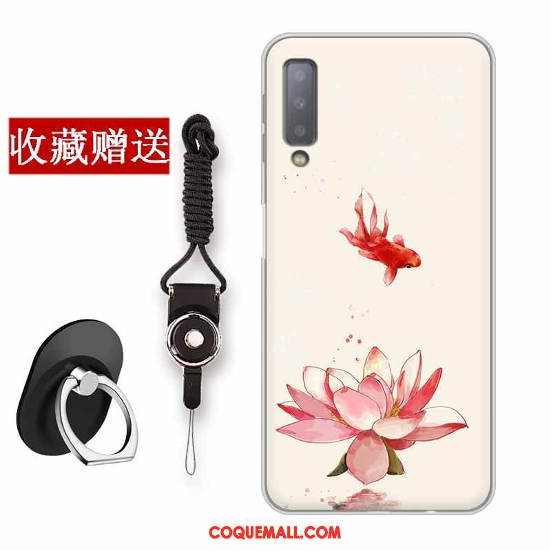 Étui Samsung Galaxy A7 2018 Fluide Doux Frais Créatif, Coque Samsung Galaxy A7 2018 Protection Incassable