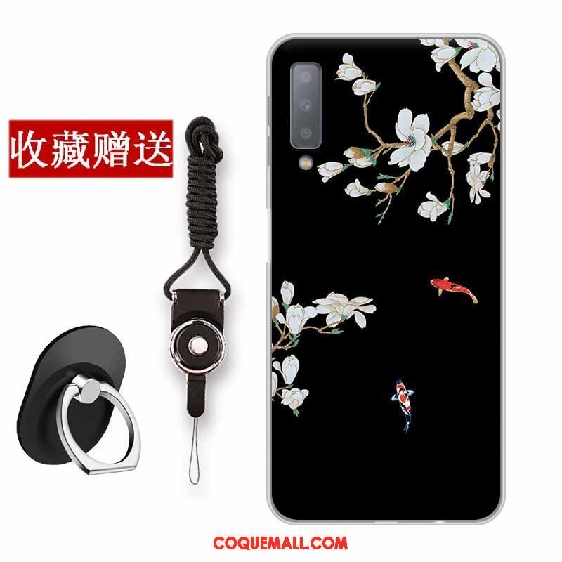 Étui Samsung Galaxy A7 2018 Fluide Doux Frais Créatif, Coque Samsung Galaxy A7 2018 Protection Incassable