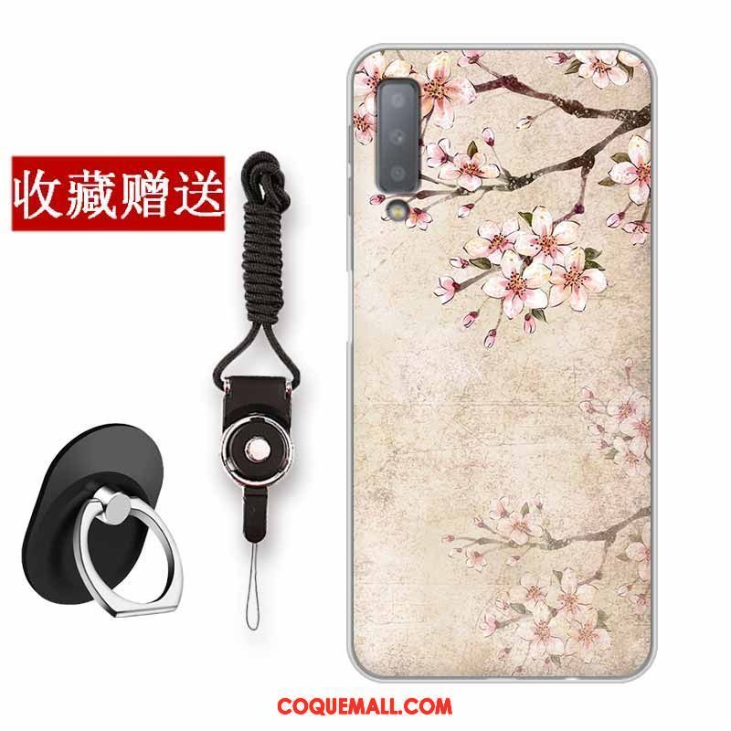 Étui Samsung Galaxy A7 2018 Fluide Doux Frais Créatif, Coque Samsung Galaxy A7 2018 Protection Incassable