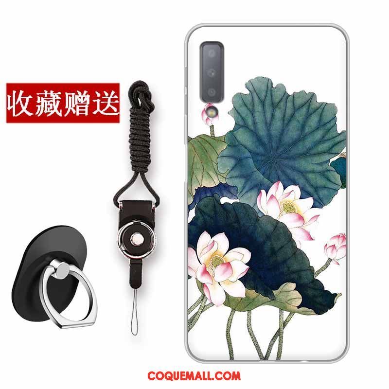 Étui Samsung Galaxy A7 2018 Fluide Doux Frais Créatif, Coque Samsung Galaxy A7 2018 Protection Incassable