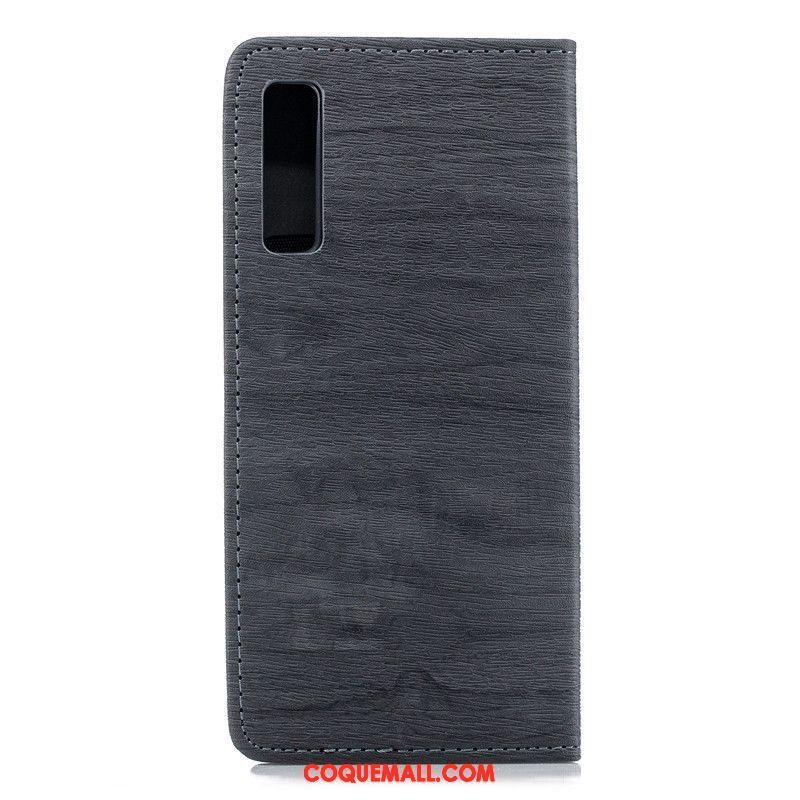 Étui Samsung Galaxy A7 2018 Or Rose Étui En Cuir Protection, Coque Samsung Galaxy A7 2018 Étoile Portefeuille