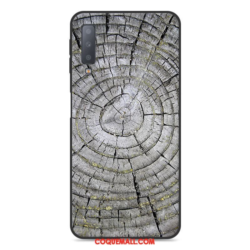 Étui Samsung Galaxy A7 2018 Personnalité Téléphone Portable Étoile, Coque Samsung Galaxy A7 2018 Peinture Modèle Fleurie