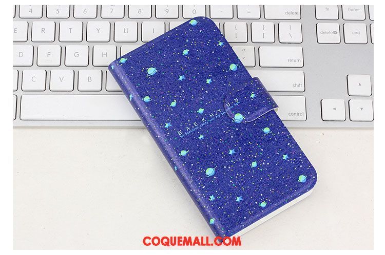 Étui Samsung Galaxy A7 2018 Protection Ciel Étoilé Étui En Cuir, Coque Samsung Galaxy A7 2018 Étoile Personnalisé