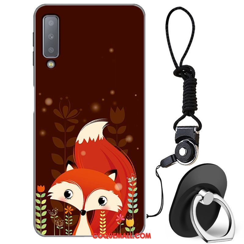 Étui Samsung Galaxy A7 2018 Protection Fluide Doux Téléphone Portable, Coque Samsung Galaxy A7 2018 Personnalité Incassable