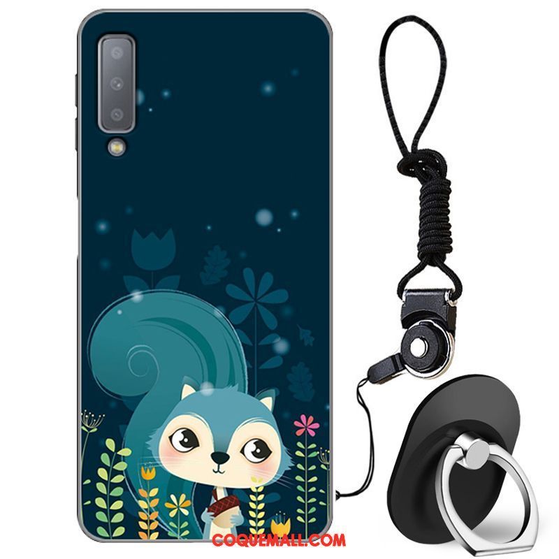 Étui Samsung Galaxy A7 2018 Protection Fluide Doux Téléphone Portable, Coque Samsung Galaxy A7 2018 Personnalité Incassable