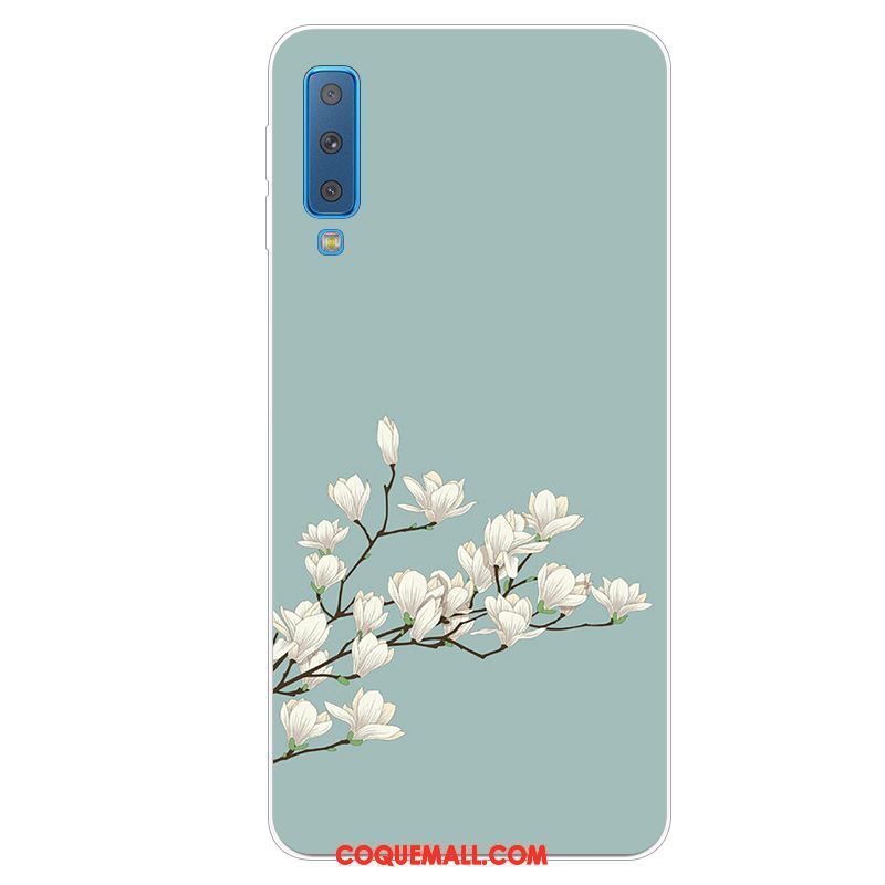 Étui Samsung Galaxy A7 2018 Protection Frais Téléphone Portable, Coque Samsung Galaxy A7 2018 Incassable Charmant