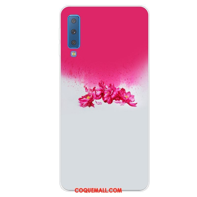 Étui Samsung Galaxy A7 2018 Protection Frais Téléphone Portable, Coque Samsung Galaxy A7 2018 Incassable Charmant