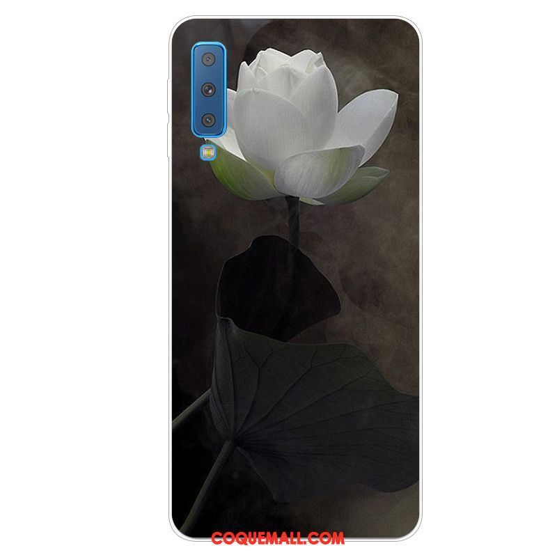 Étui Samsung Galaxy A7 2018 Protection Frais Téléphone Portable, Coque Samsung Galaxy A7 2018 Incassable Charmant