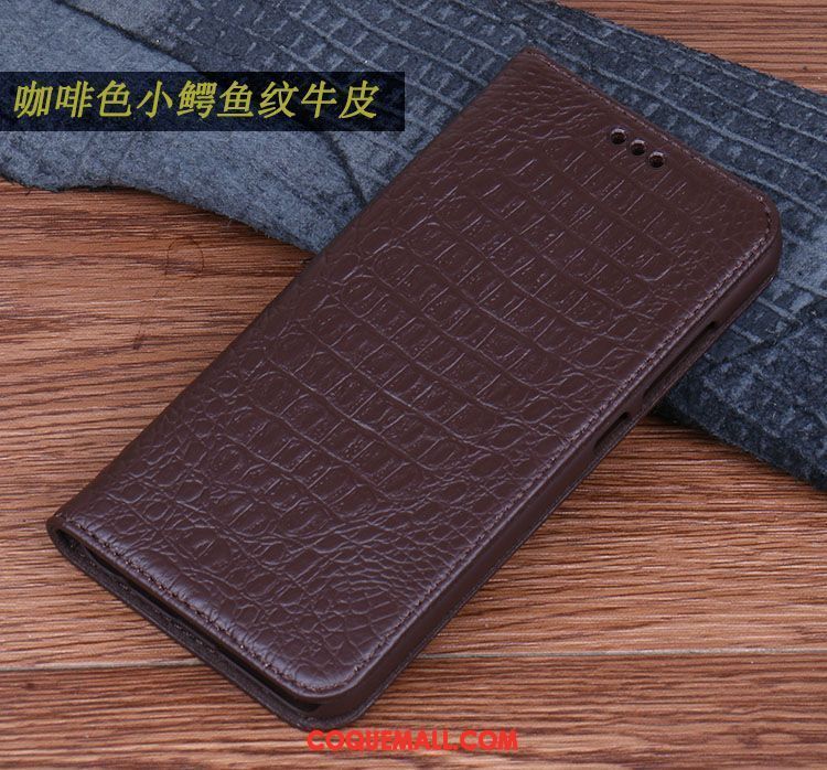 Étui Samsung Galaxy A7 2018 Tout Compris Étoile Incassable, Coque Samsung Galaxy A7 2018 Cuir Crocodile Modèle