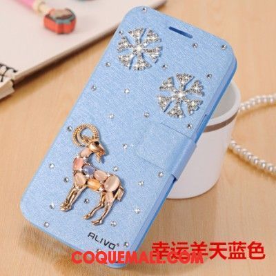 Étui Samsung Galaxy A7 2018 Téléphone Portable Blanc Étoile, Coque Samsung Galaxy A7 2018 Strass Nouveau