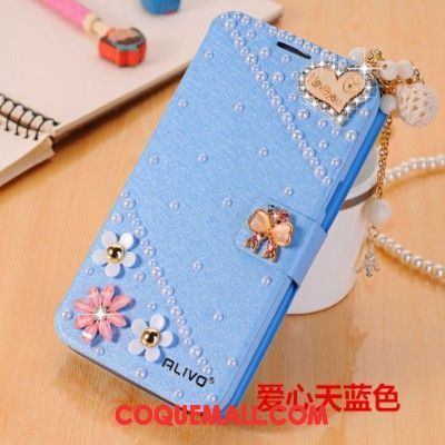 Étui Samsung Galaxy A7 2018 Téléphone Portable Blanc Étoile, Coque Samsung Galaxy A7 2018 Strass Nouveau