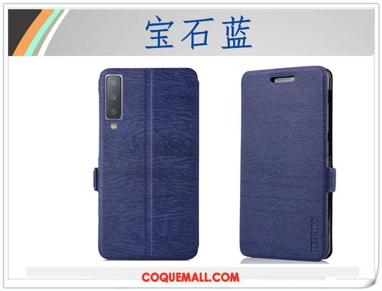 Étui Samsung Galaxy A7 2018 Téléphone Portable Étui En Cuir Étoile, Coque Samsung Galaxy A7 2018 Protection Braun Braun