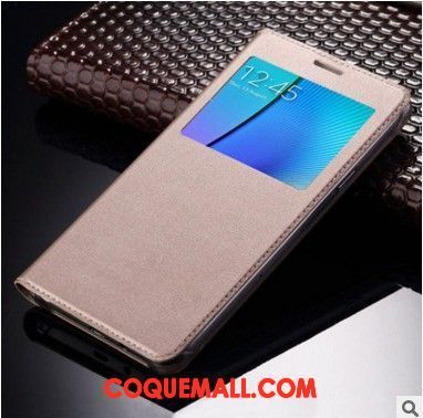 Étui Samsung Galaxy A7 2018 Étoile Noir Étui En Cuir, Coque Samsung Galaxy A7 2018 Téléphone Portable Ouvrir La Fenêtre