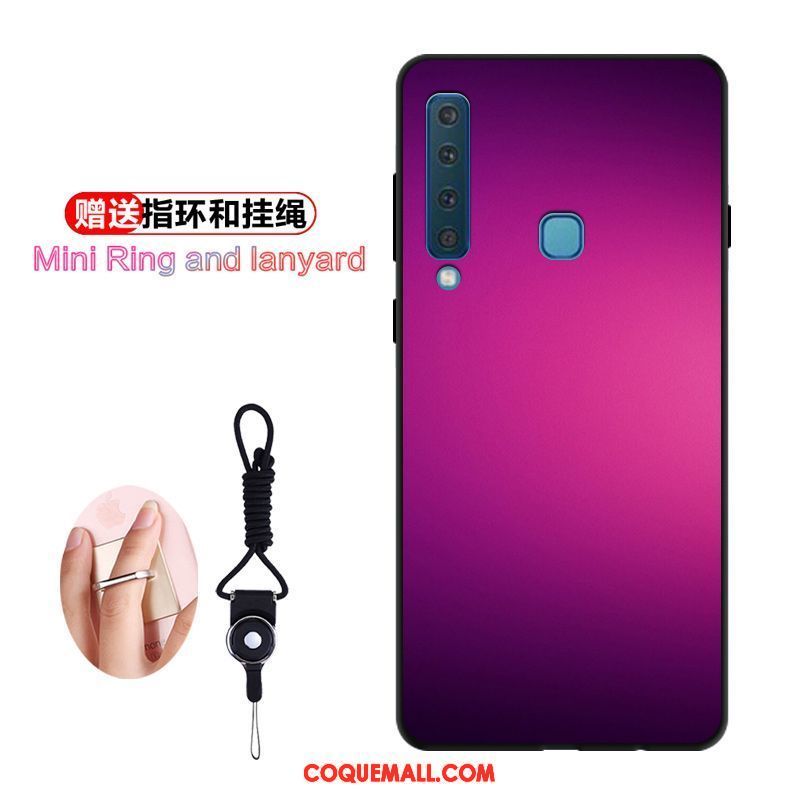 Étui Samsung Galaxy A7 2018 Étoile Tout Compris Délavé En Daim, Coque Samsung Galaxy A7 2018 Protection Créatif