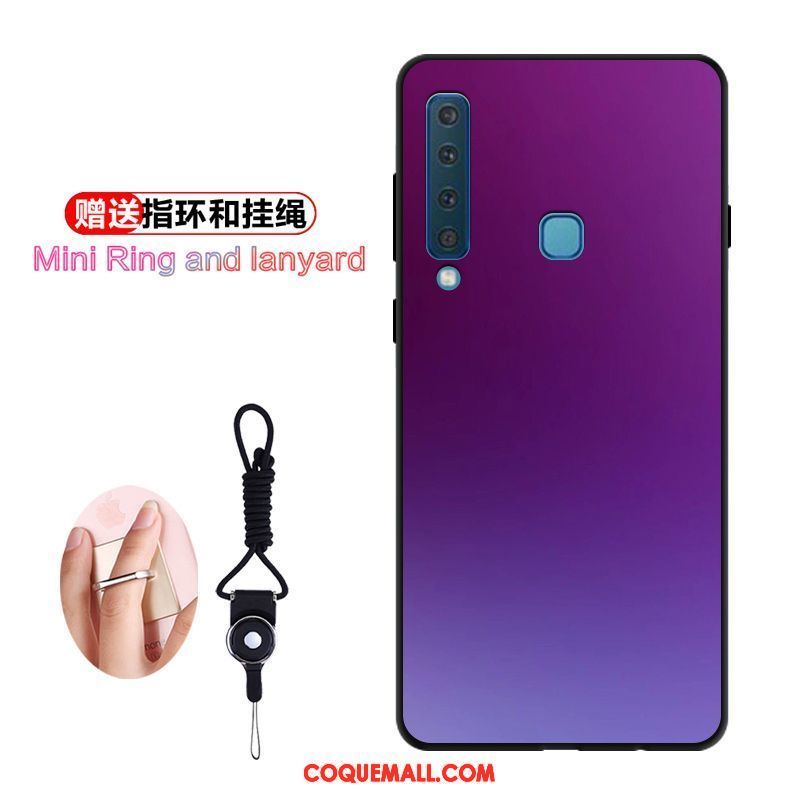 Étui Samsung Galaxy A7 2018 Étoile Tout Compris Délavé En Daim, Coque Samsung Galaxy A7 2018 Protection Créatif