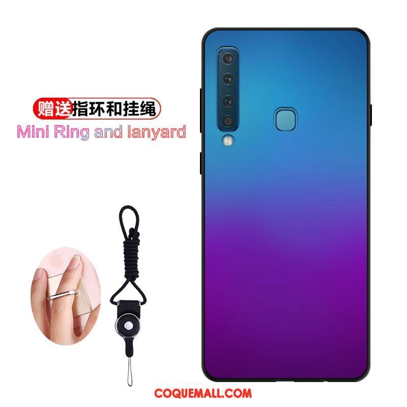 Étui Samsung Galaxy A7 2018 Étoile Tout Compris Délavé En Daim, Coque Samsung Galaxy A7 2018 Protection Créatif