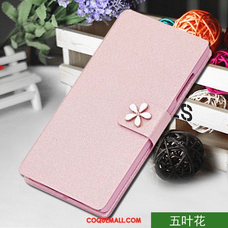 Étui Samsung Galaxy A7 2018 Étoile Téléphone Portable Étui En Cuir, Coque Samsung Galaxy A7 2018 Rose Nouveau