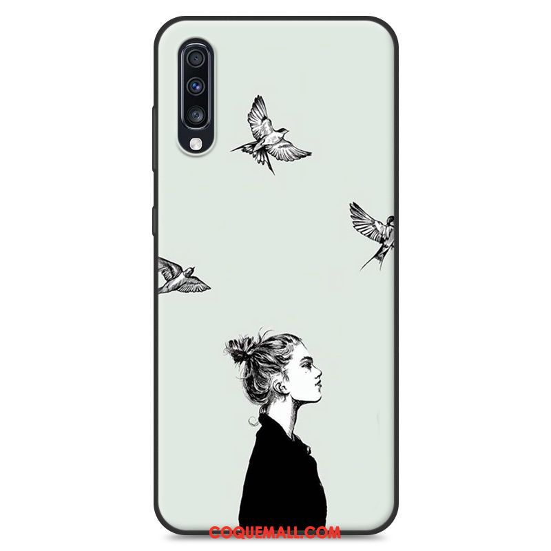 Étui Samsung Galaxy A70 Amoureux Téléphone Portable Étoile, Coque Samsung Galaxy A70 Fluide Doux Personnalité