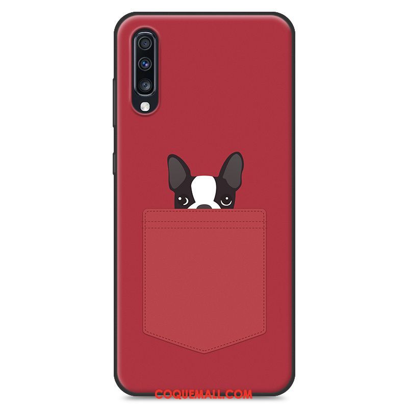 Étui Samsung Galaxy A70 Personnalité Protection Bleu, Coque Samsung Galaxy A70 Marque De Tendance Téléphone Portable